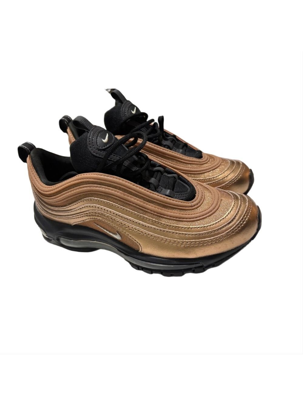 Nike Women's Air Max 97 in the Metallic Red Bronze - Picture 1 of 7